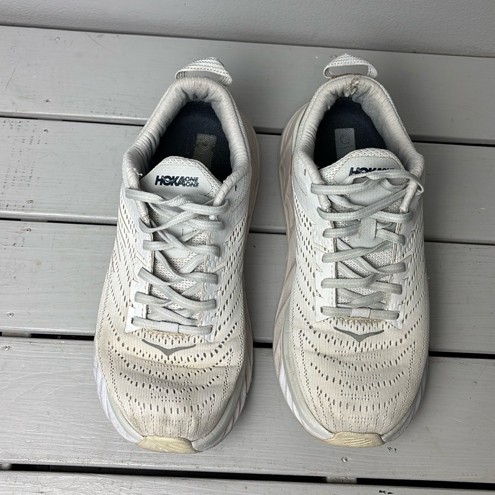 Hoka One One Womens Arahi 4 1106474 NCLR Gray Running Shoes Sneakers Size 9